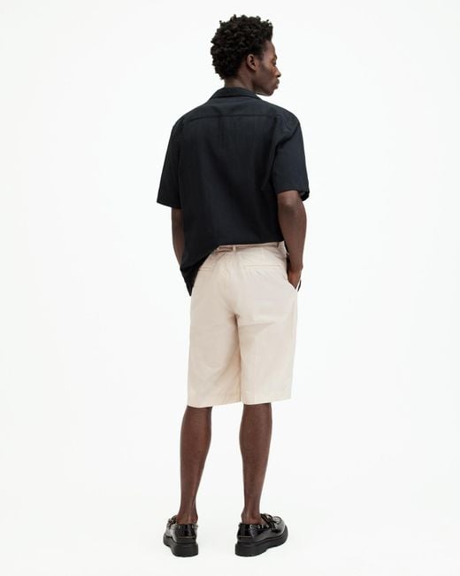 AllSaints Multicolor Mars Lightweight Straight Fit Shorts for men