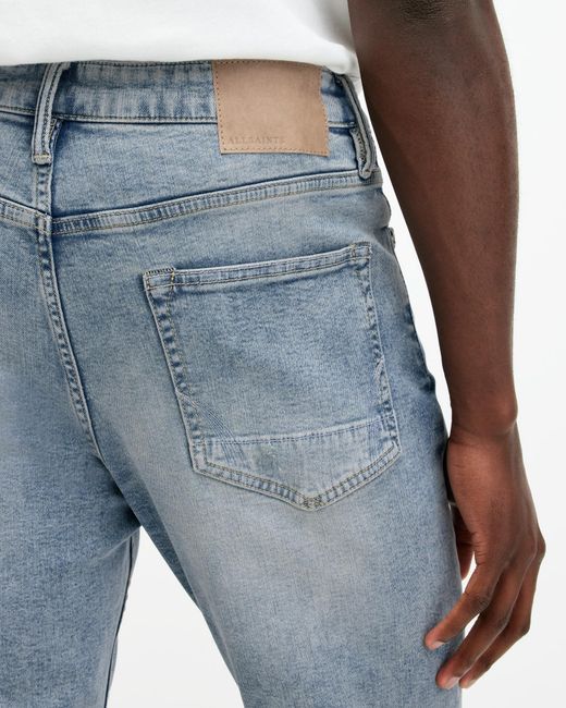 AllSaints Blue Cigarette Skinny Fit Denim Jeans, for men