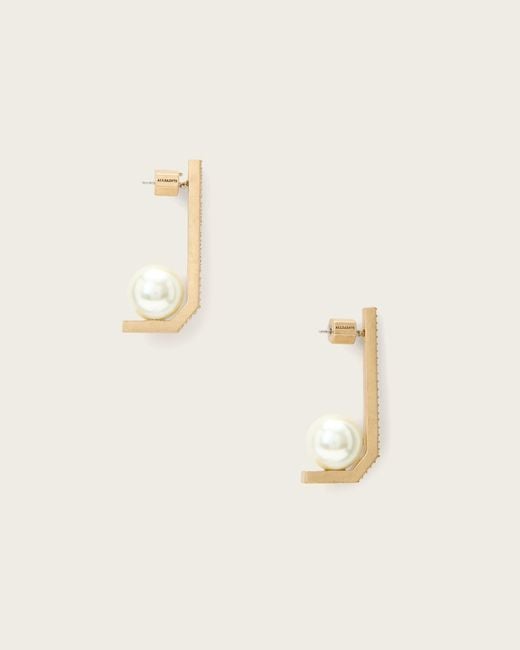 AllSaints Natural Ellie Drop Earrings