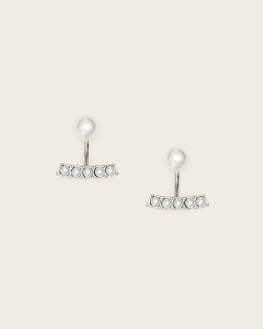 AllSaints Natural Nellie Pave Earrings