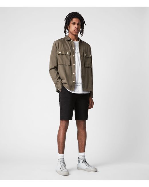 Cotton Lightweight Colbalt Chino Shorts 