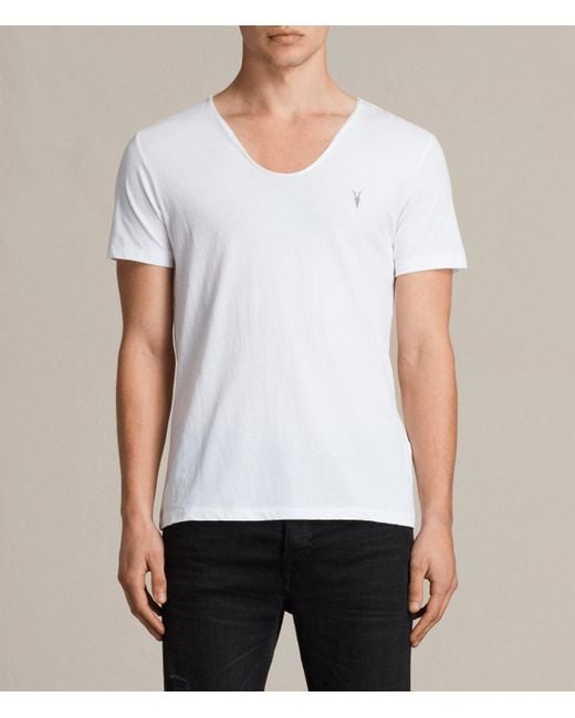 Allsaints Tonic Scoop T-shirt in White for Men | Lyst