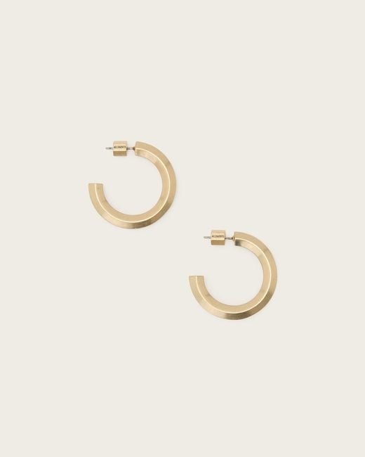 AllSaints Natural Maeve Large Post Back Earrings