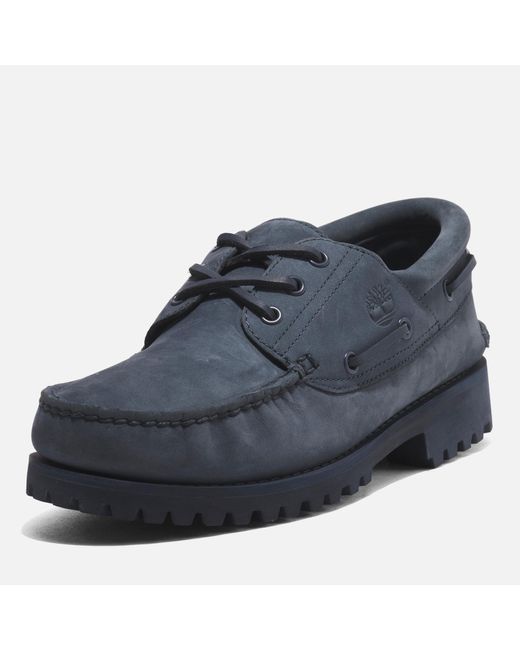 Timberland Blue Authentics Waterproof Suede Boat Shoes for men