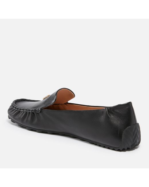 COACH Black Flats Ronnie Loafer