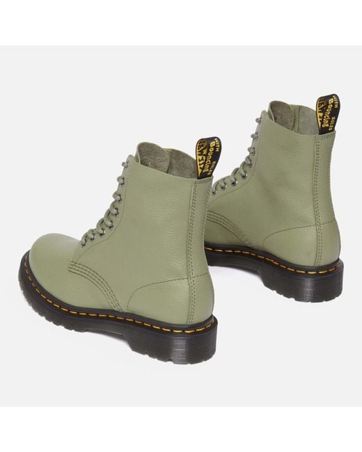 Dr. Martens Green 1460 Pascal Virginia Leather 8-eye Boots