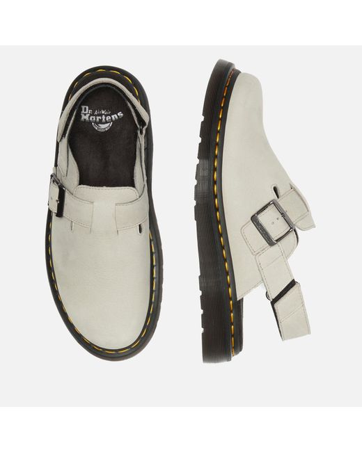 Dr. Martens White Jorge Ii Leather Mules