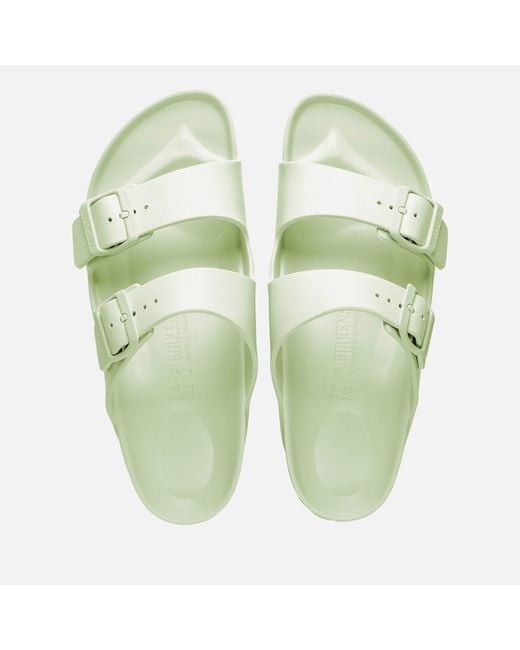 Birkenstock Green Arizona Slim Fit Eva Double Strap Sandals