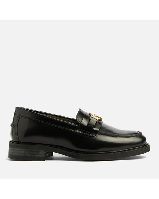 Barbour Black Barbury Leather Loafers