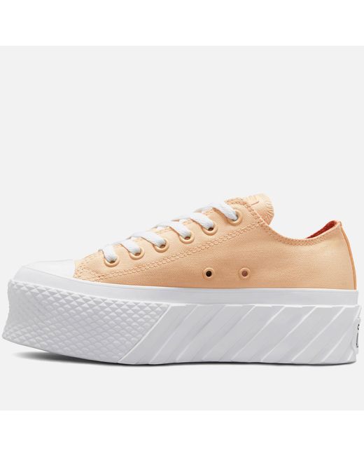 chuck taylor all star hybrid shine platform 2x