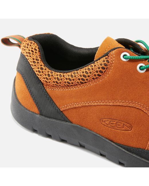 Keen Brown Jasper Rock Sp Suede And Mesh Trainers for men
