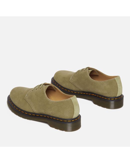 Dr. Martens Green 1461 3-eyelet Nubuck Shoes for men