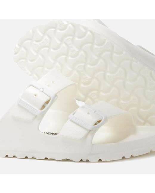 Birkenstock Arizona Slim Fit Eva Double Strap Sandals in White | Lyst