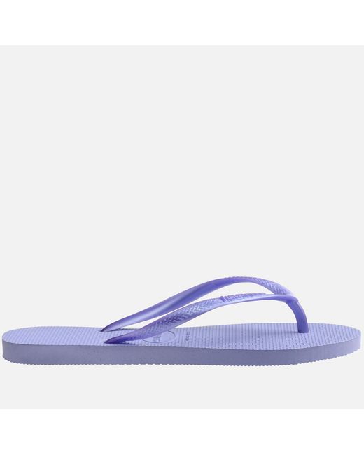 Havaianas Purple Slim Rubber Flip Flops