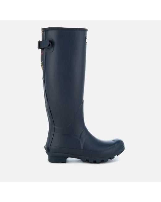 Barbour Jarrow Adjustable Tall Wellies in Blue Lyst UK
