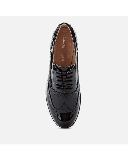 clarks patent brogues