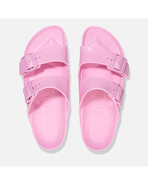 Birkenstock Pink Arizona Rubber Sandals