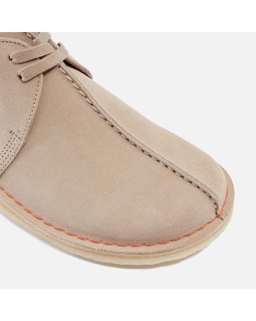 Clarks Natural Men's Desert Trek Suede Shoes for men