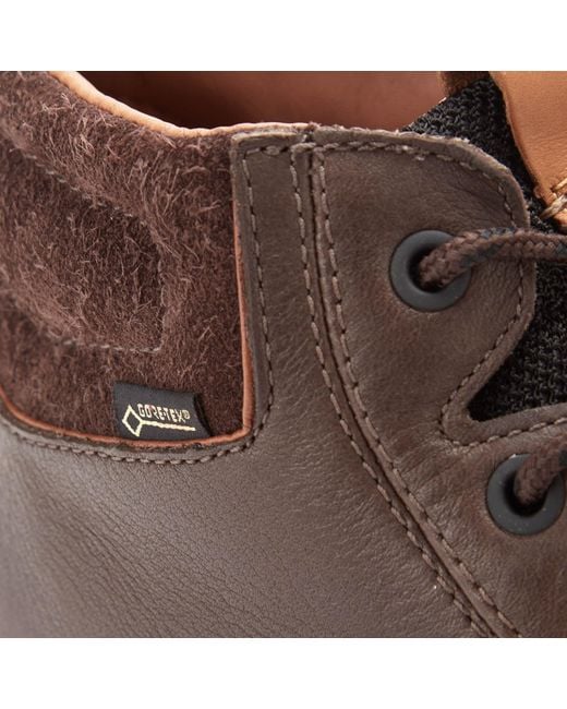 Clarks Ashcombe Mid Gtx Leather warmlined Hiking Style Boots in Brown for Men Lyst UK