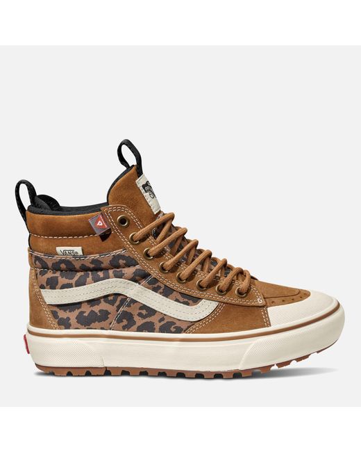 vans hi top brown