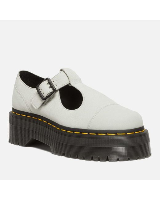 Dr. Martens Green Bethan Leather Mary-jane Shoes