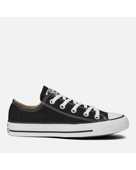 Converse Canvas Chuck All Star Ox Trainers in Black - Lyst