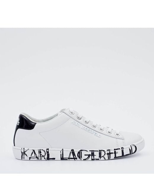 Karl Lagerfeld Multicolor Kupsole Ii Art Deco Leather Trainers