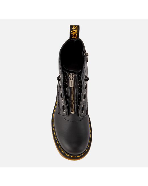 Dr. Martens 1460 Pascal Front Zip in Black | Lyst Canada