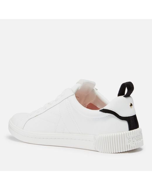 Kate Spade White New York Signature Leather Trainers
