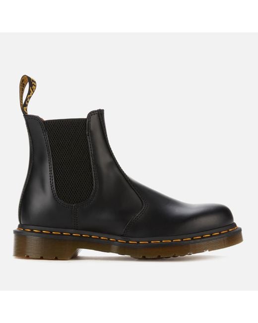 Dr. Martens Black 2976 Smooth Leather Chelsea Boots