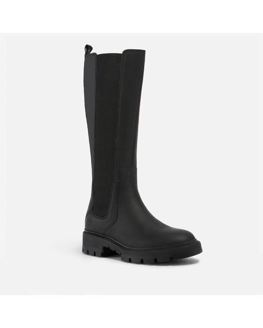 Timberland Black Cortina Valley Tall Leather Boots