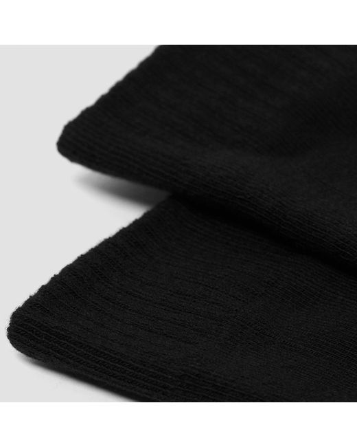 Dr. Martens Black Double Dock Cotton-blend Socks