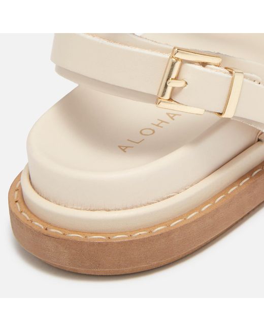 alohas buckle up tan