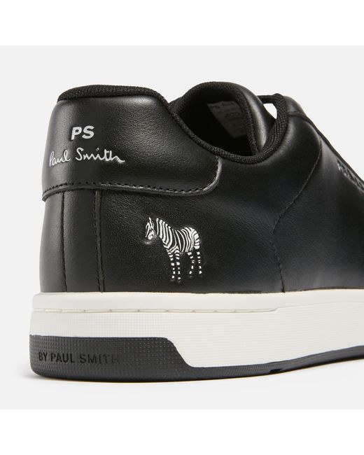 PS by Paul Smith Black Albany Leather Trainers for men