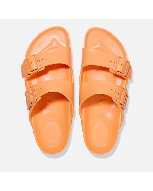 Birkenstock Orange Arizona Slim Fit Eva Double Strap Sandals