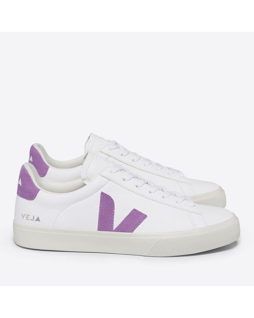 Veja White Campo Chrome-free Leather Trainers