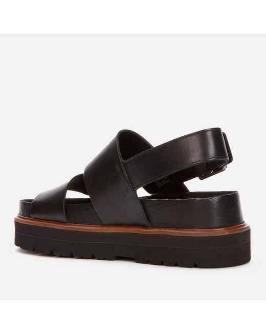 Clarks Orianna Strap Sandals in Black | Lyst