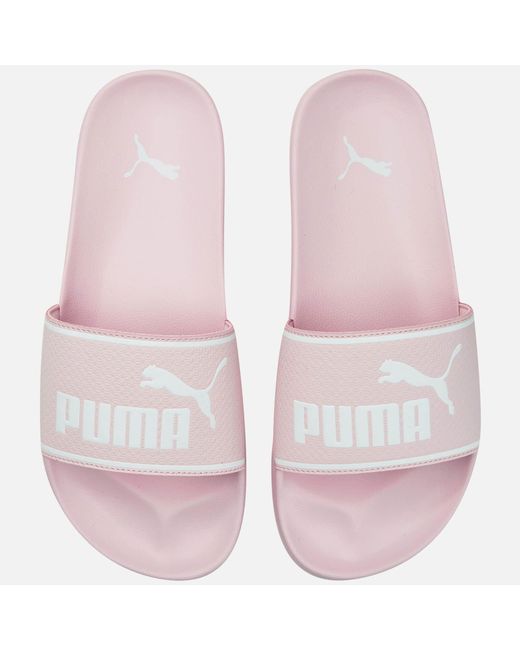 PUMA Pink Leadcat 2.0 Slide Sandals