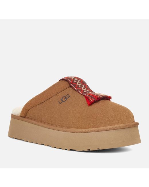 Ugg Brown Tazzle Suede Slippers