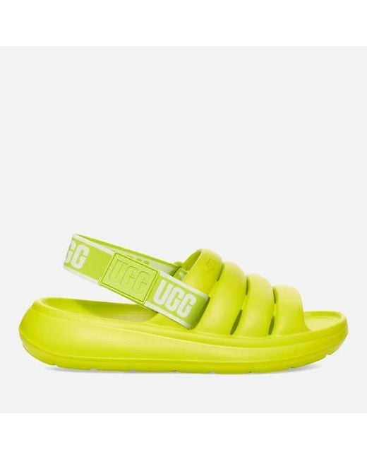 UGG Sport Yeah Eva Sandals in Yellow Lyst Australia