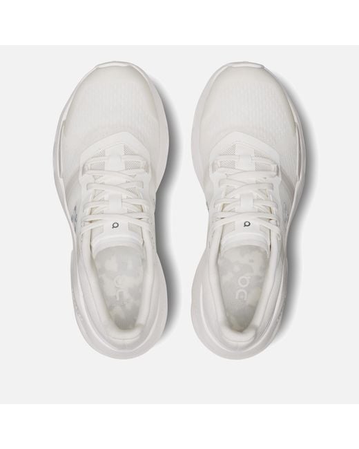 On Shoes White Cloud Pulse Woven Trainers