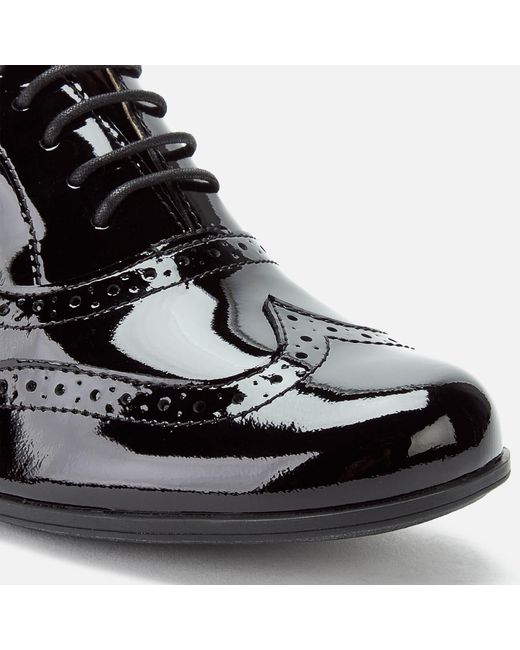 clarks patent brogues
