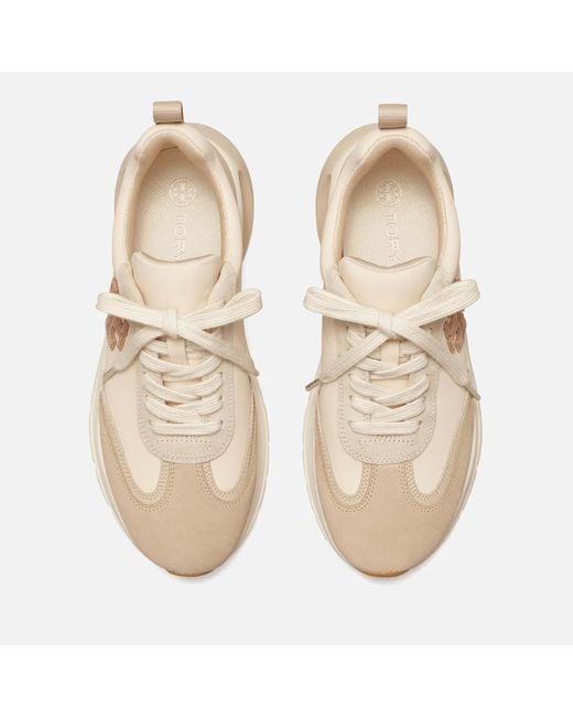 Tory Burch Natural Good Luck Trainer (/New Ivory/Cerbiatto) Shoes