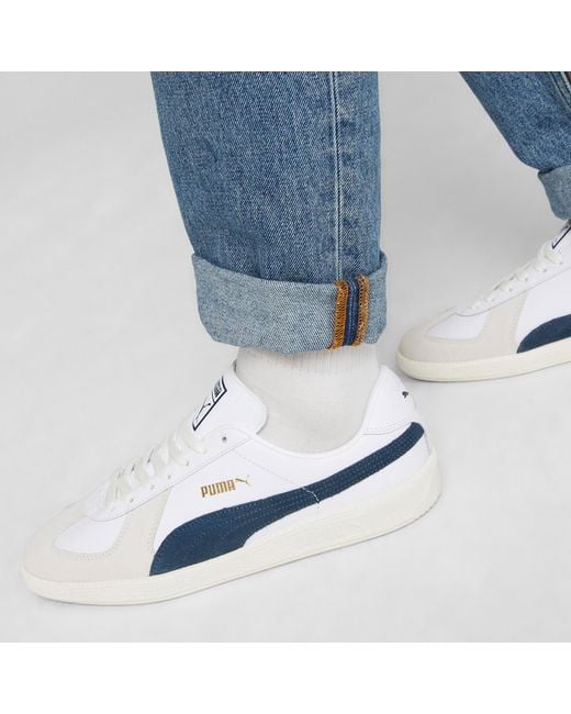 PUMA Blue Army Suede Trainers for men