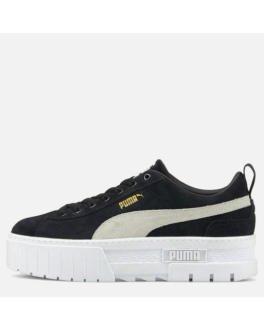 puma mayze trainers black