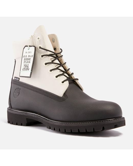 Timberland Black Ski School Waterproof Leather Boots for men