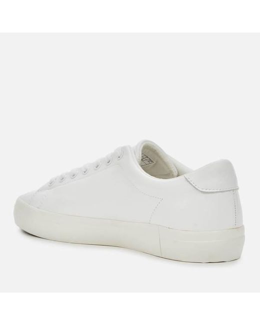 mens white trainers ralph lauren