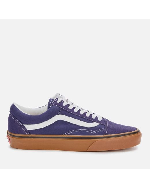 Vans Old Skool Gum Trainers in Purple for Men | Lyst