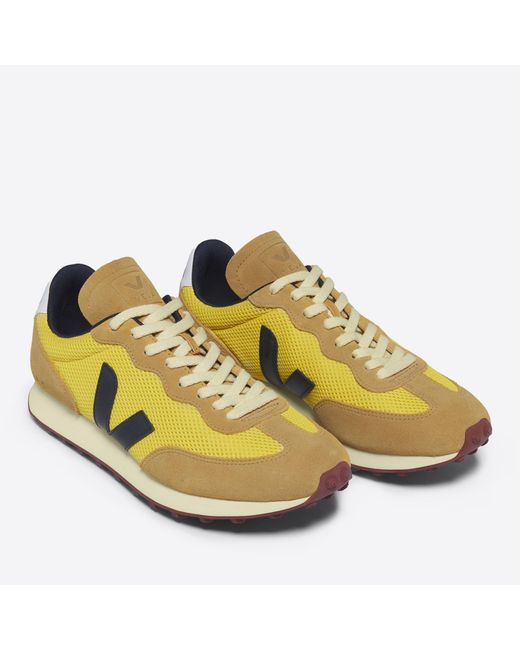 Veja Yellow Rio Branco Mesh Running-style Trainers for men