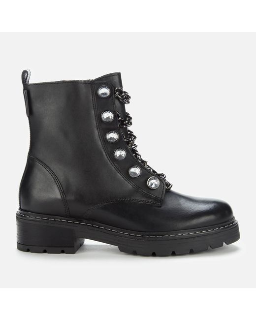 Kurt Geiger Black Bax 2 Leather Boots